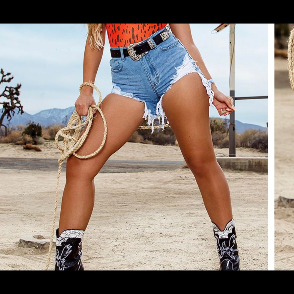 Ripped shorts